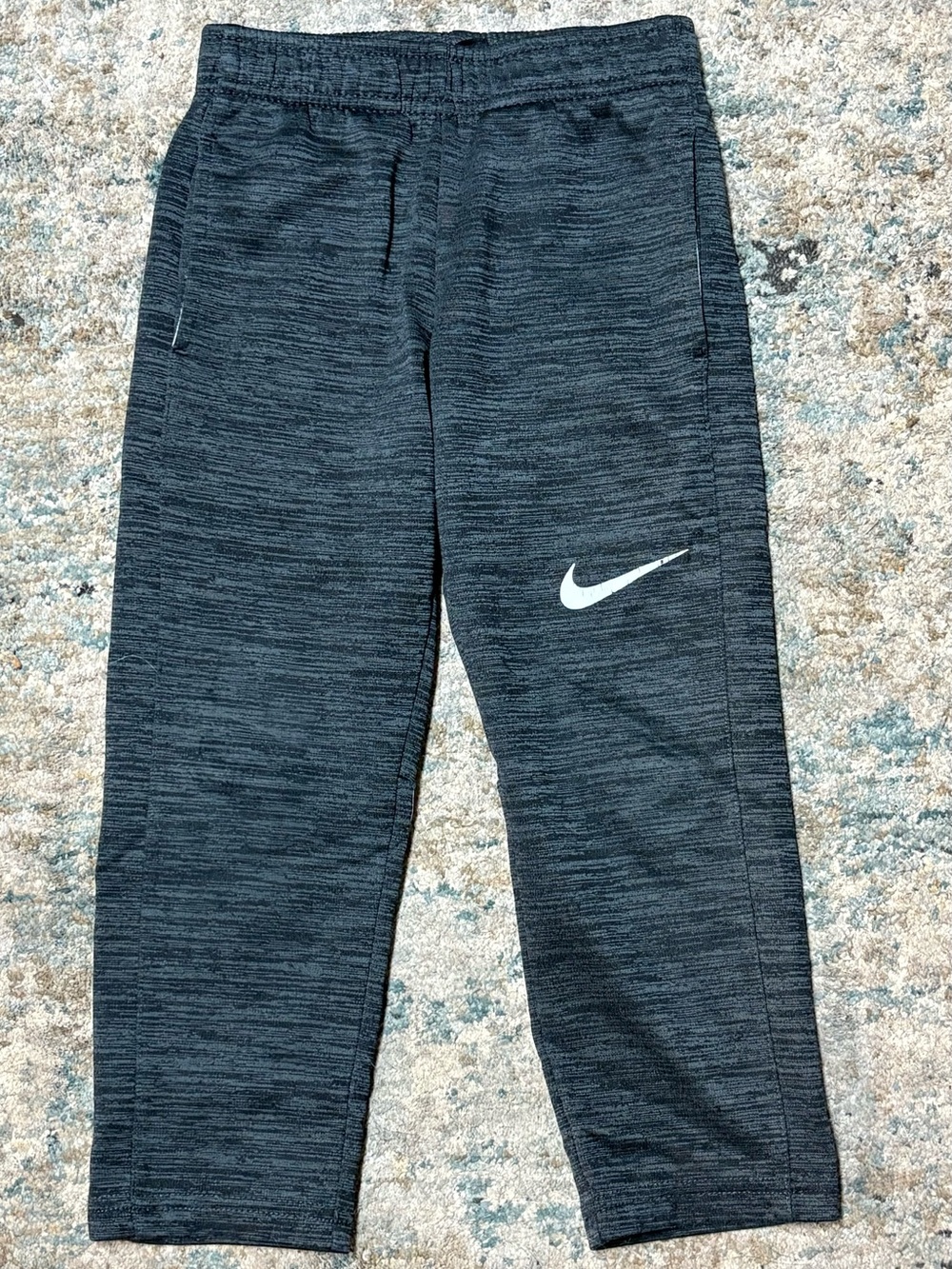Nike Dri-Fit Black Sweatpants Joggers Toddler Boy Sz 4/XS Kidcore Casual Comfy